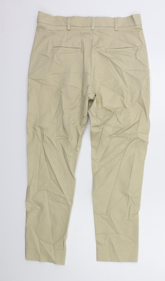Autograph Womens Beige Chino Trousers Size 10 L26 in