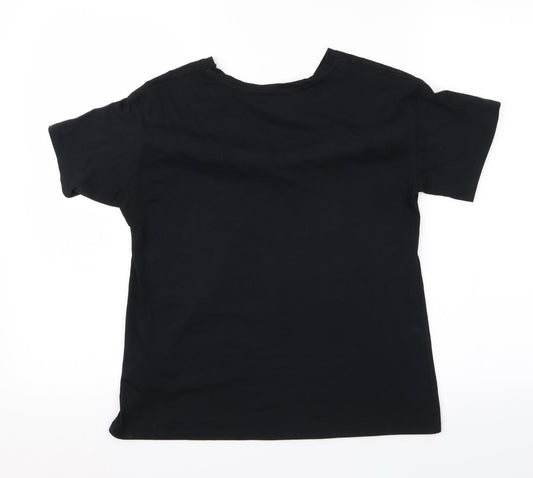 Primark Womens Black Basic T-Shirt Size 4