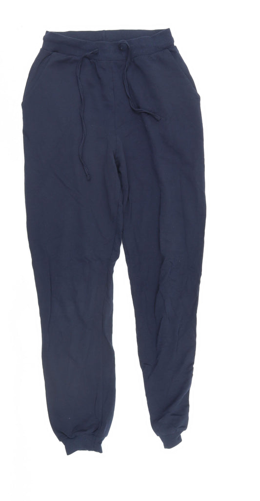 Womens UK Size 6 ASOS Regular Fit Sweatpants Blue Trousers