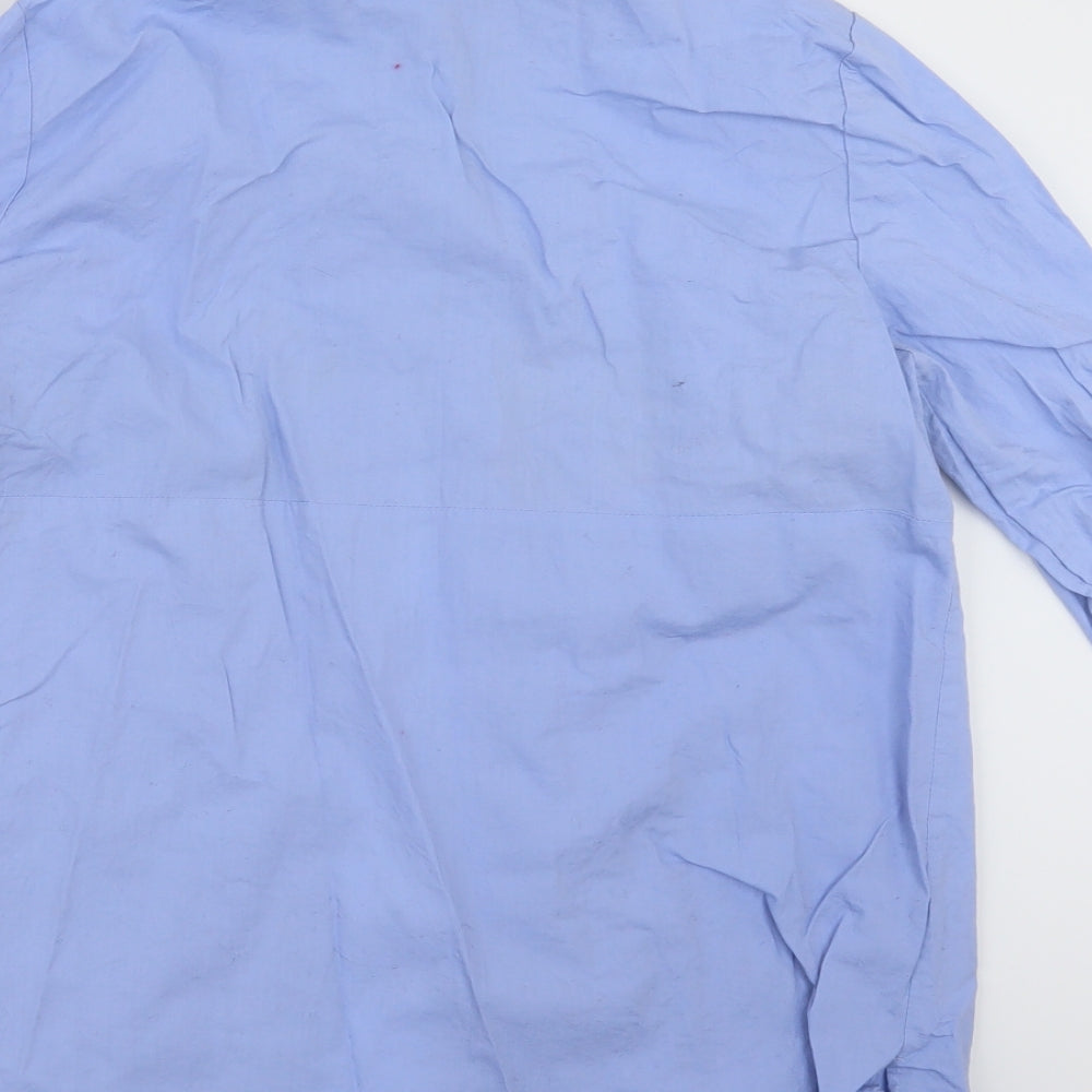 B. You Womens Blue Basic Button-Up Size 12