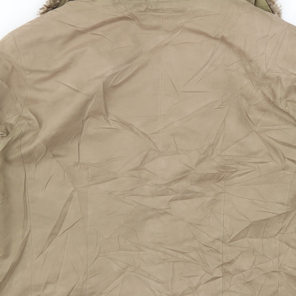 Klass Womens Beige Jacket Coat Size S