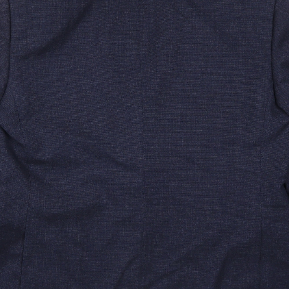 Mens UK Size 40 Marks and Spencer Regular Blue Suit Jacket