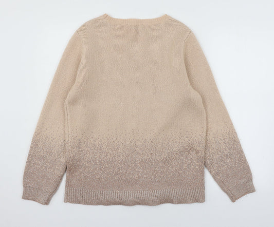 Womens UK Size M Oasis Pink Pullover Jumper