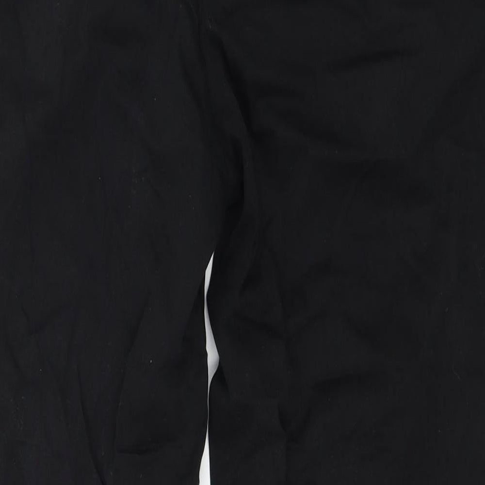 Womens UK Size 10 H&M Regular Fit Black Trousers