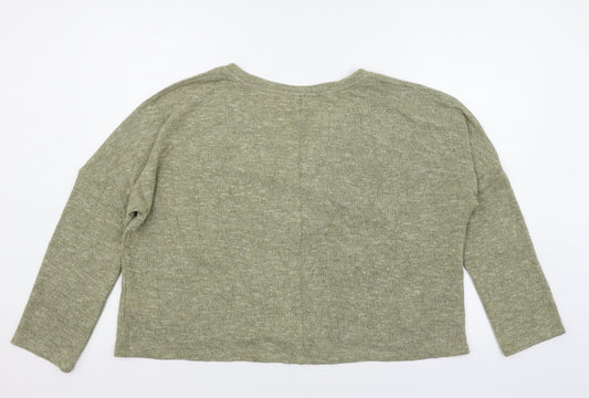 Primark Womens Green Knit Pullover Jumper Size 12