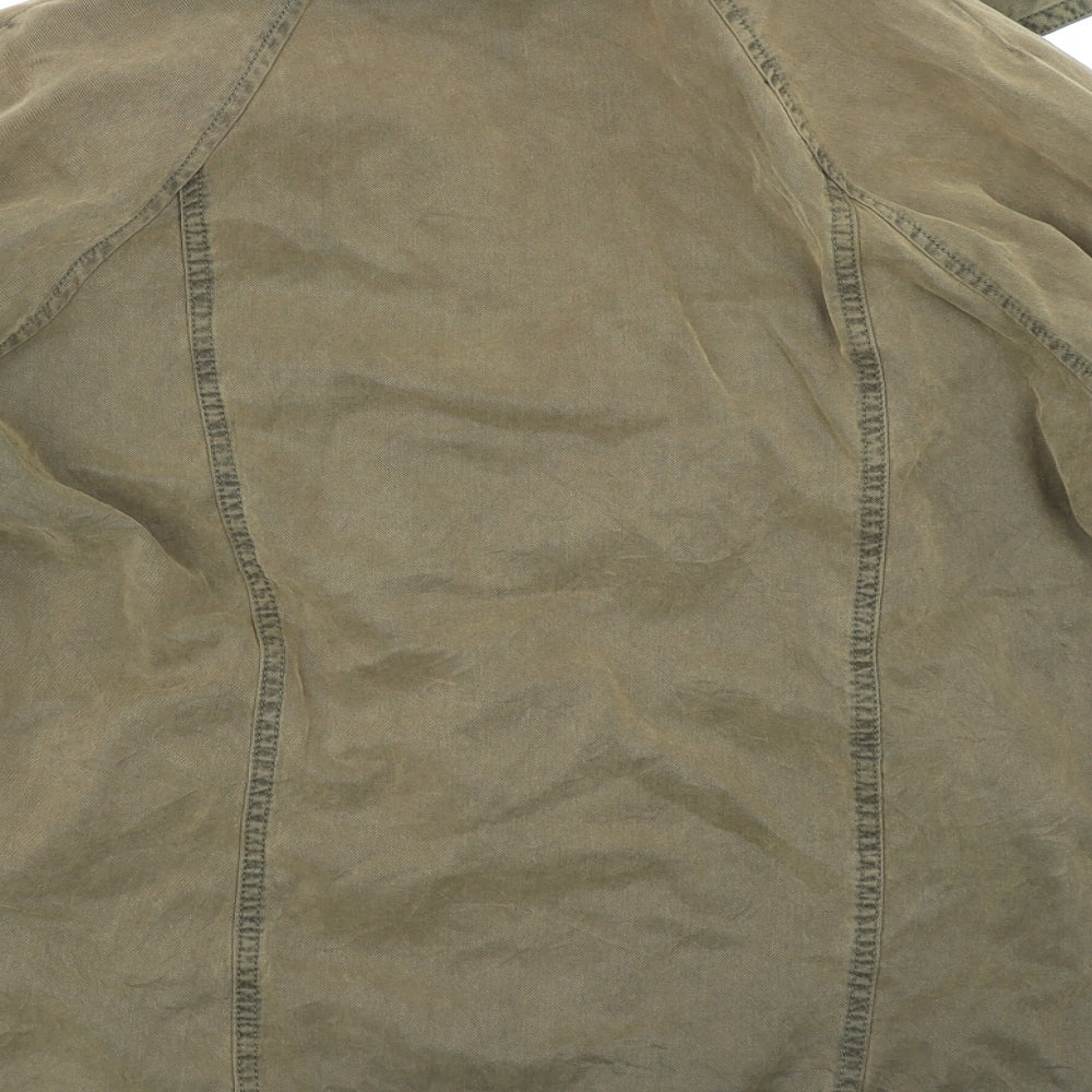 Womens UK Size S FOREVER 21 Green Jacket