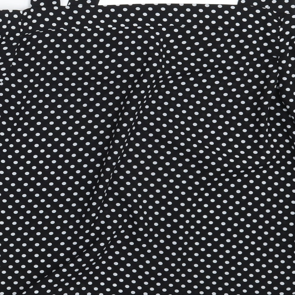Womens UK Size 10 Atmosphere Black Basic Blouse