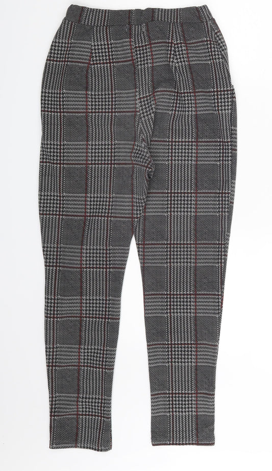 Womens UK Size 10 Boohoo Regular Fit Multicoloured Trousers