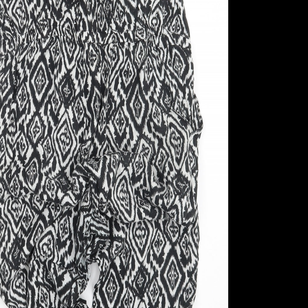 TU Womens Multicoloured Argyle/Diamond Coverall One-Piece Size 8 L25 in
