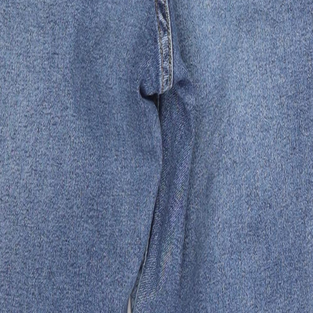 Topshop Womens Blue Denim Skinny Jeans Size 28 in L24 in