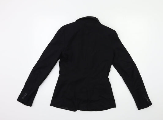 H&M Womens Black Jacket Blazer Size 6