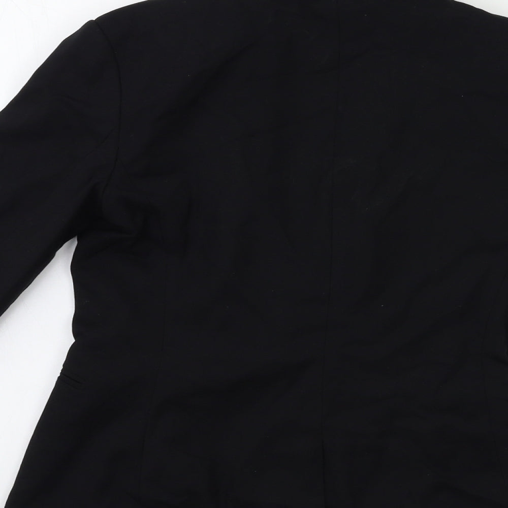 H&M Womens Black Jacket Blazer Size 6