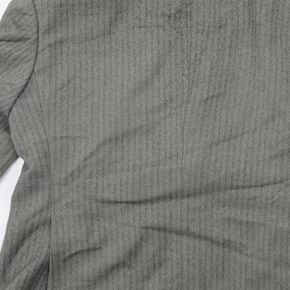 Mens UK Size 42 Preworn Regular Grey Suit Jacket