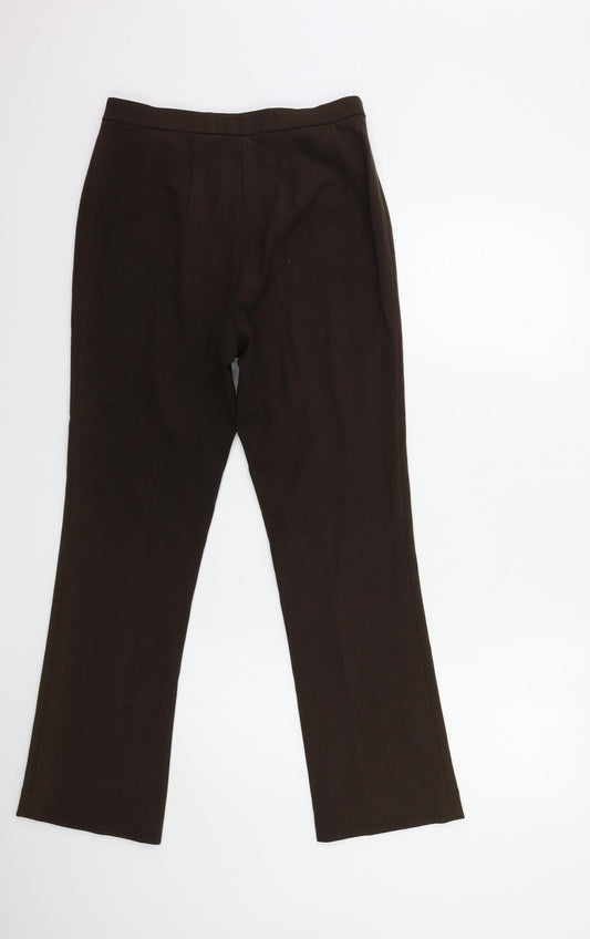 Womens UK Size 26 in Preworn Regular Fit Green Trousers
