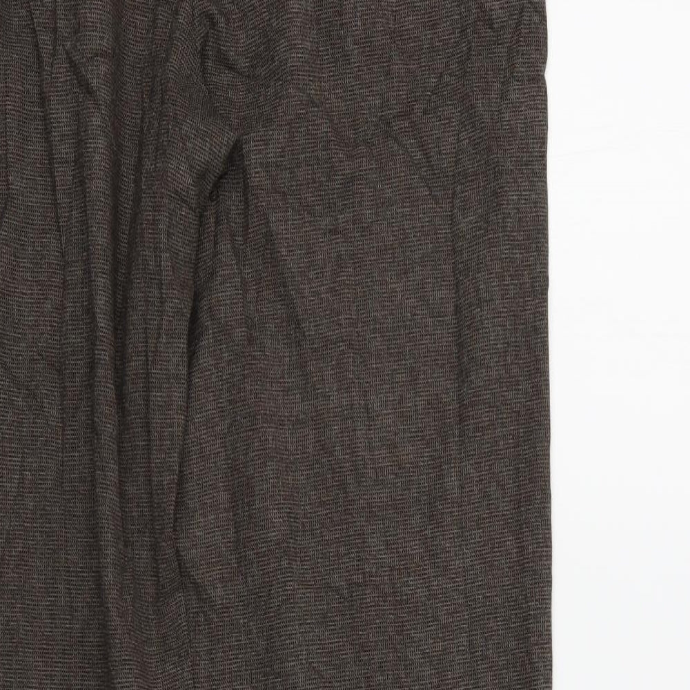 George Womens Brown Trousers Size 12 L30 in