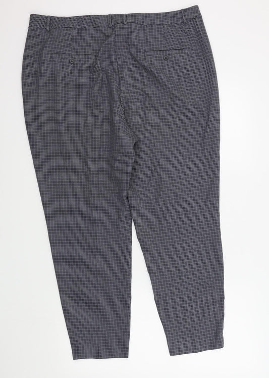 TU Womens Grey Trousers Size 16 L27 in