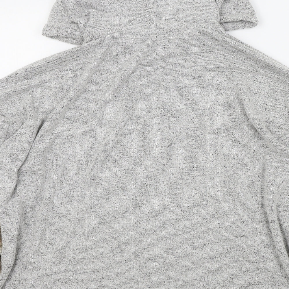 Womens UK Size M River Island Grey Pullover Jumper