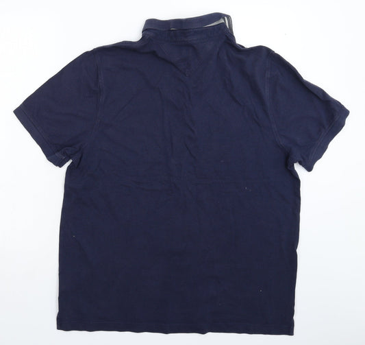 J Hampton Mens Blue Polo Size XL
