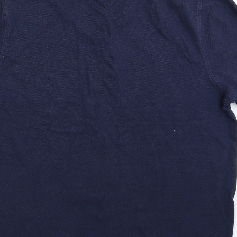 J Hampton Mens Blue Polo Size XL