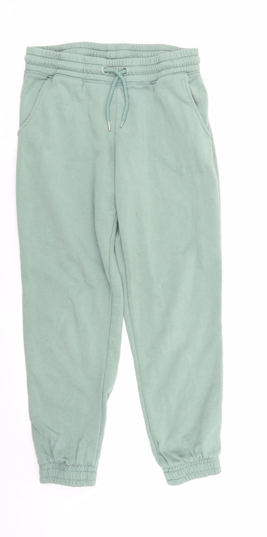 Womens UK Size S Primark Regular Fit Jegging Green Trousers