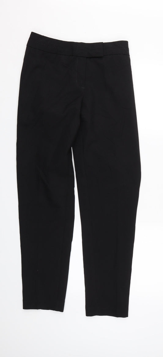 Womens UK Size 10 Avenue Regular Fit Black Trousers