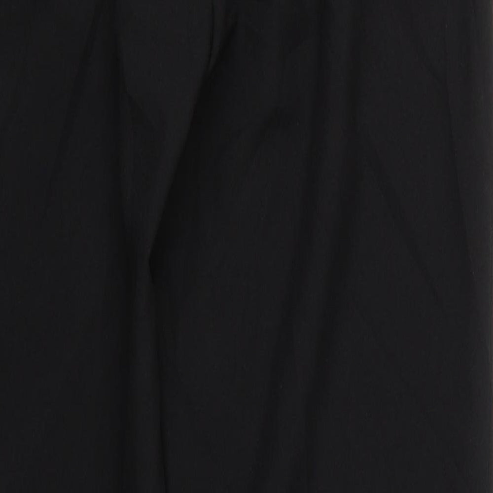 Avenue Womens Black Trousers Size 10 L27 in