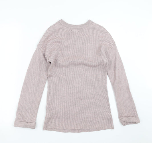 Primark Womens Purple Knit Pullover Jumper Size XS