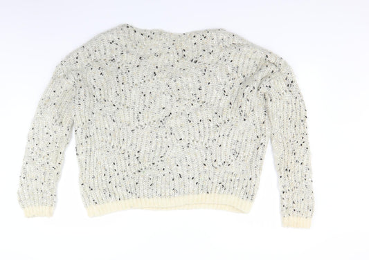 Womens UK Size S Promod Beige Pullover Jumper