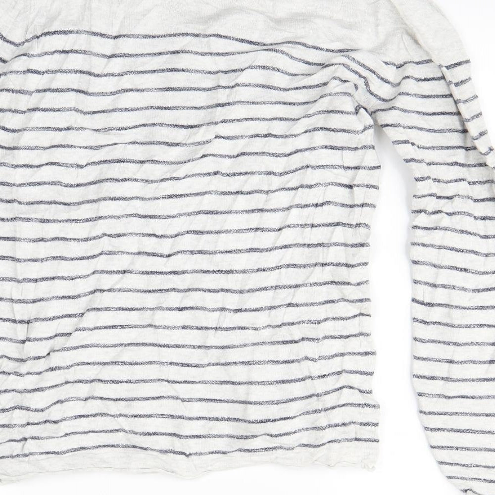 Womens UK Size S NEXT White Pullover Jumper