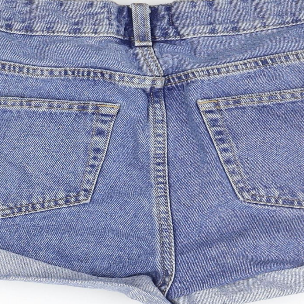 deniem co Womens Blue   Cut-Off Shorts Size 10