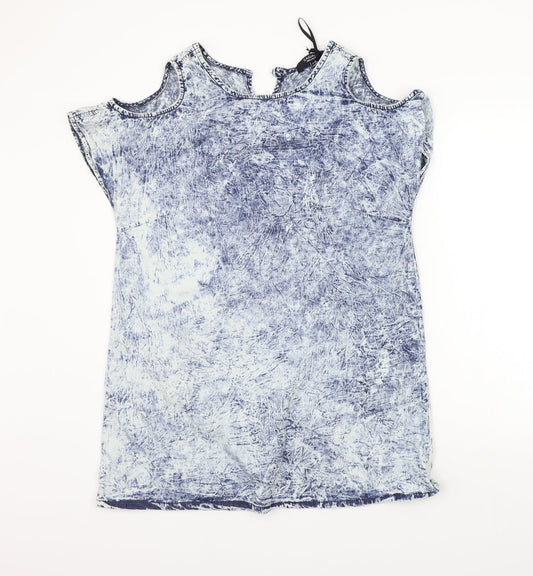 Select Womens Blue A-Line Size 14