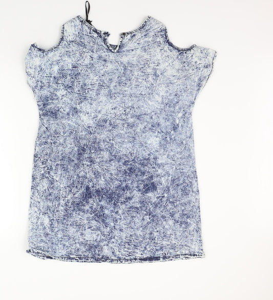 Select Womens Blue A-Line Size 14