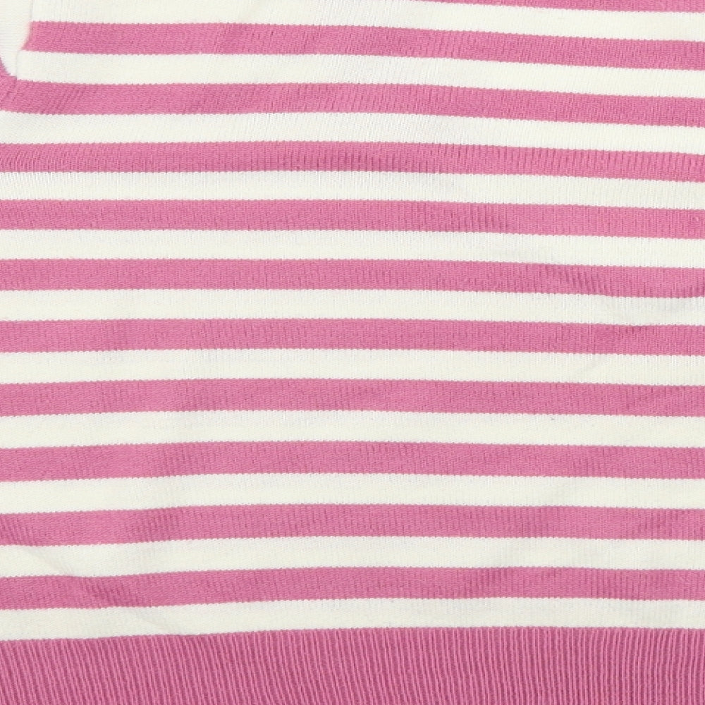Womens UK Size S BM Pink Pullover Jumper