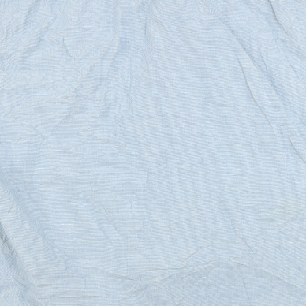 George Mens Green Button-Up Size L