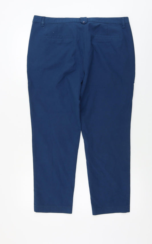 Kaleidoscope Womens Blue Trousers Size 36 in L24 in