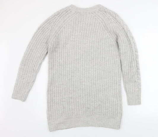 TU Womens Grey Jumper Dress Size 10