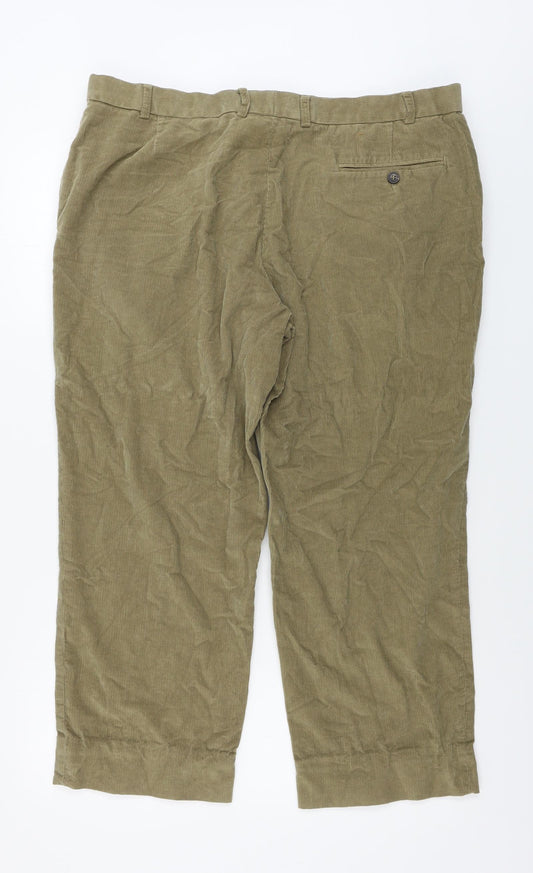 Marks and Spencer Mens Brown Trousers Size 41 in L31 in