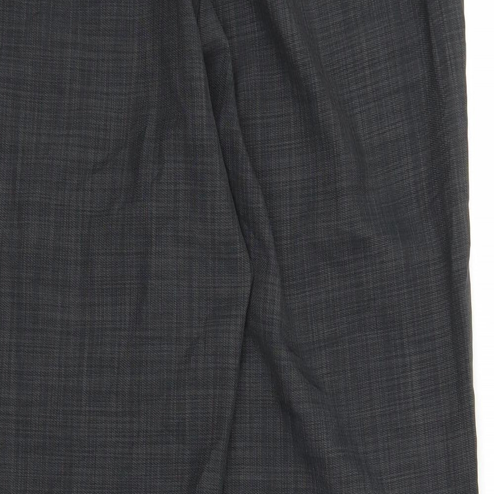 Womens UK Size 14 M&S Regular Fit Capri Grey Trousers