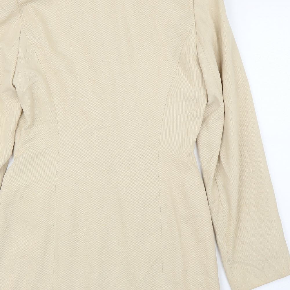 Womens UK Size 10 Principles Beige Cardigan Jumper