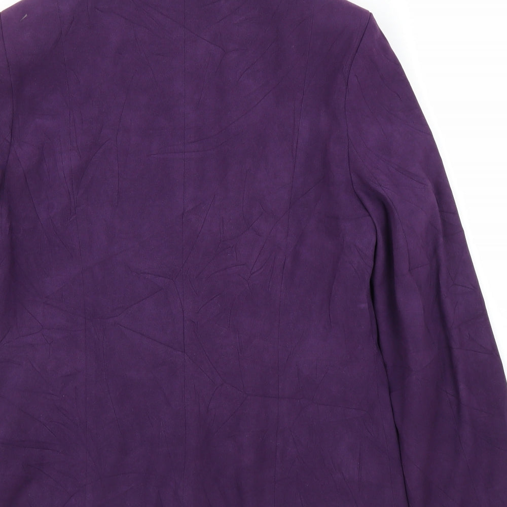 EWM Womens Purple Cardigan Jumper Size 10