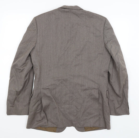 Mens UK Size M St Michael Regular Brown Suit Jacket