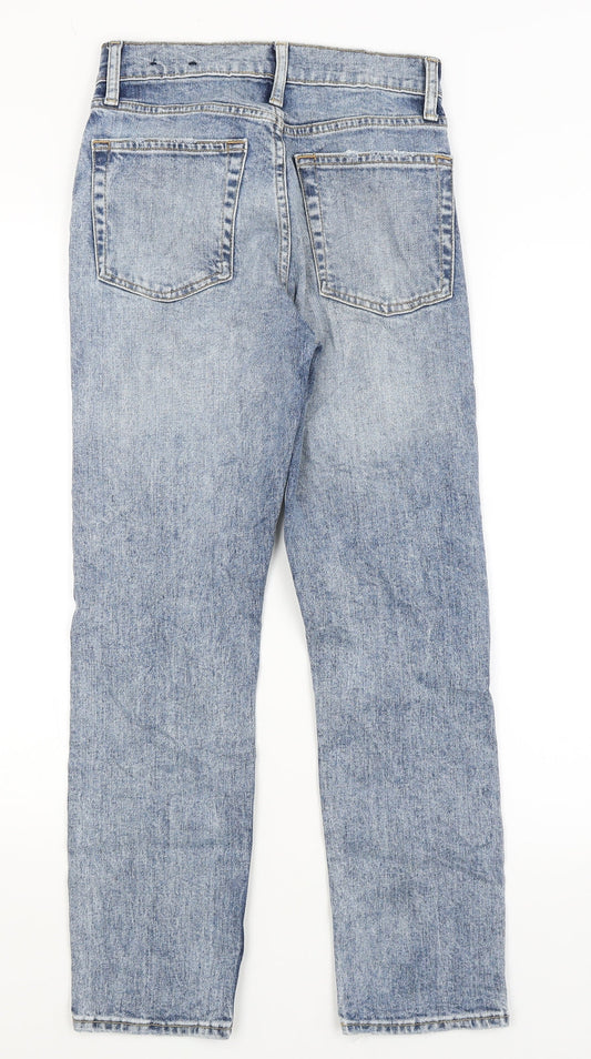 Gap Womens Blue Straight Jeans Size 24 in L27 in