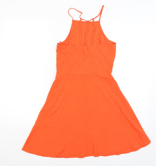 Divided Womens Orange Bodycon Size 6