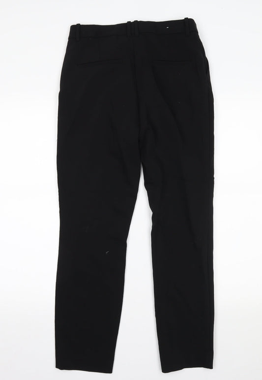 Womens UK Size 12 H&M Regular Fit Dress Pants Black Trousers