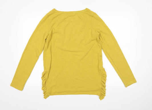 Womens UK Size 10 NEXT Yellow Pullover Jumper