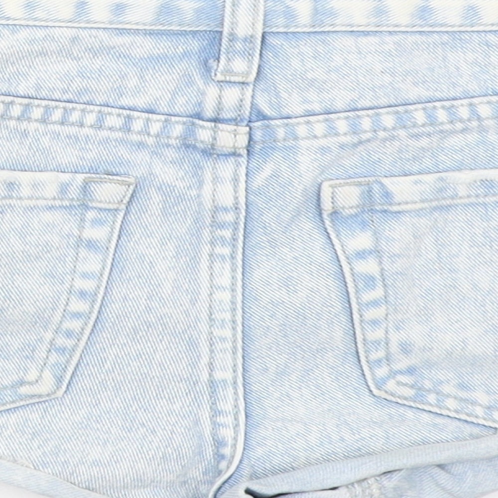 FOREVER 21 Womens Blue Denim Hot Pants Shorts Size 24 in