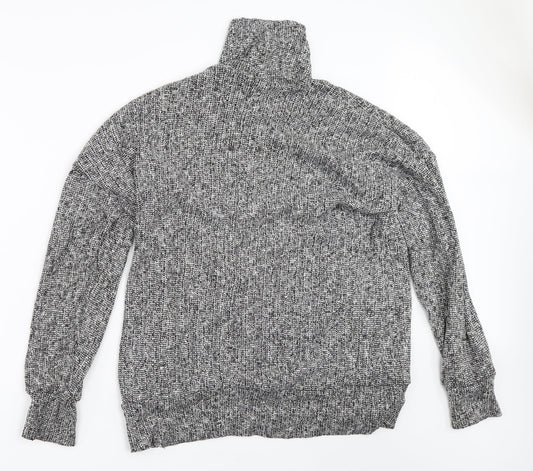 Womens UK Size 12 Topshop Grey Pullover Jumper