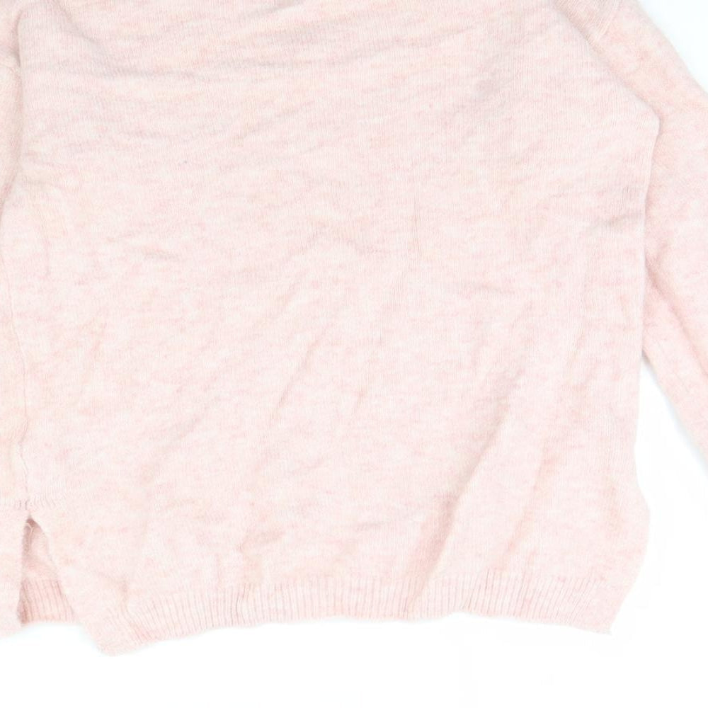 Womens UK Size S m&s Pink Pullover Jumper