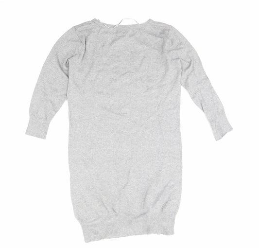 Womens UK Size 12 Internacionale Grey Pullover Jumper