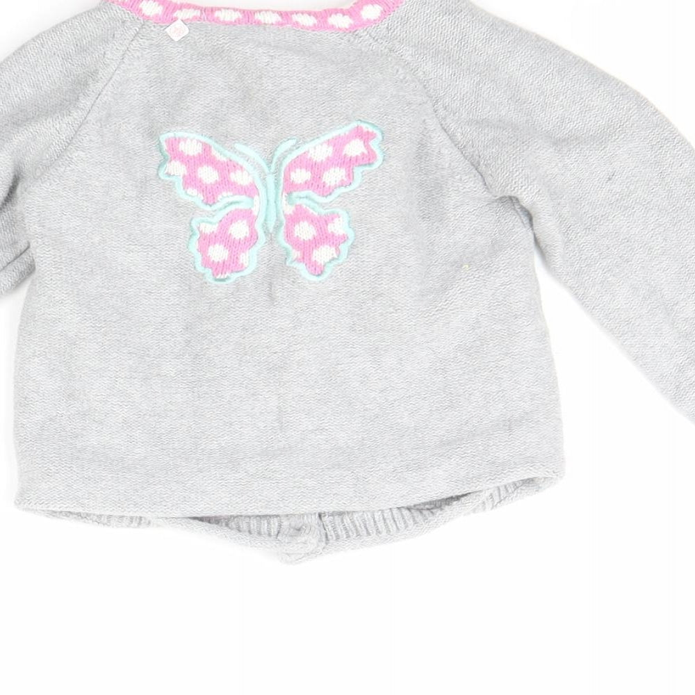 Strawberry Faire Girls Grey Jacket Size 12 Months